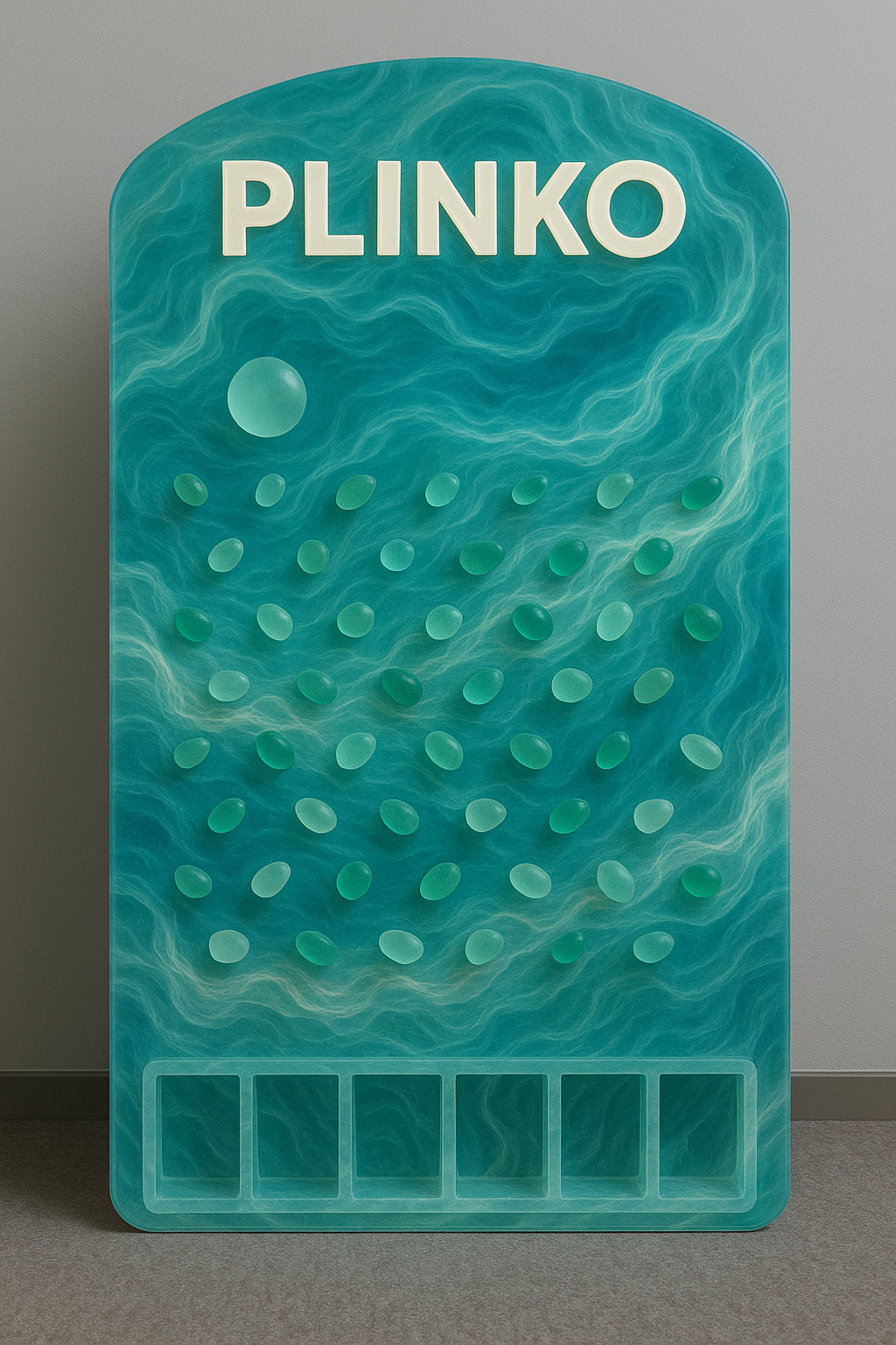 Ocean Wave Resin Plinko